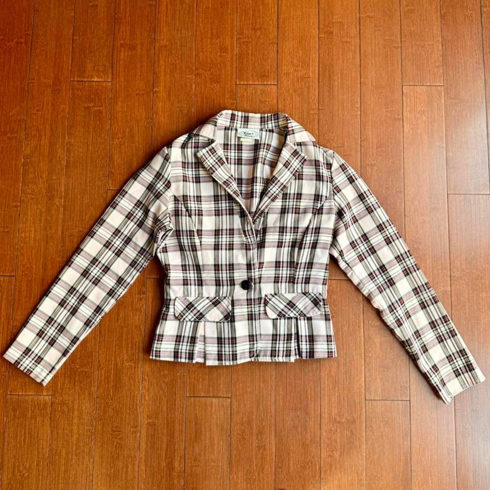 Vintage‎ Pink and Green Blazer